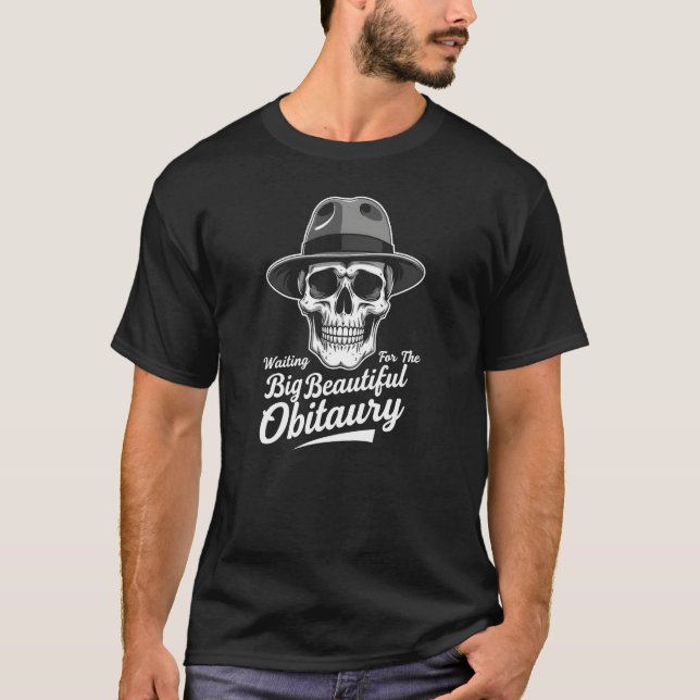 Poetic Wartete für die große schöne Sammlung T-Shirt (Vorderseite)