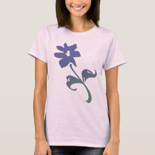 Poetica Blaue Blume T-Shirt