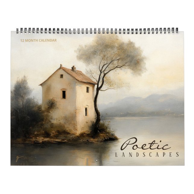 Poetische Landschaften Kalender (Titelbild)