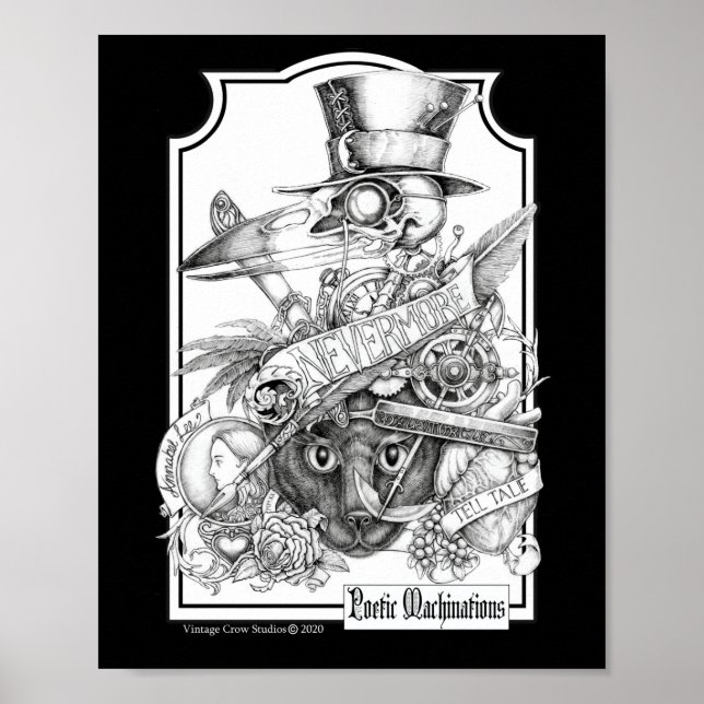 Poetische Maschinen Poster (Vorne)