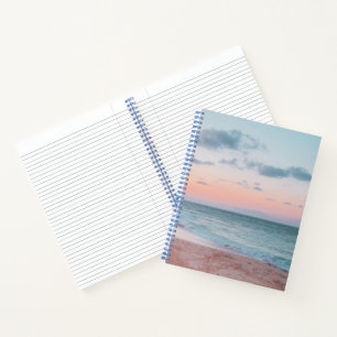 Poetische Sonnenuntergangs-Himmel Notizbuch