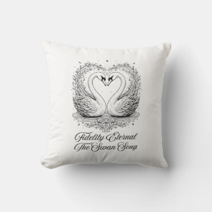 Poetisches Schwan-T-Shirt, Tasse Kissen