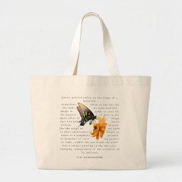 “Poetry Painted Softly”–Tote Bag by H.G. Alexandre Jumbo Stoffbeutel