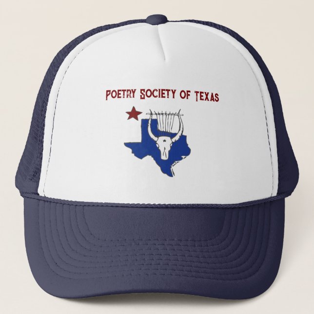 Poetry Society of Texas Cap Truckerkappe (Vorderseite)