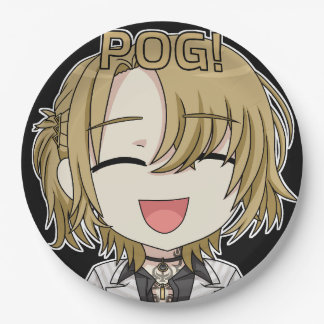 Pog ! Assiettes en papier Chibi - Fanart de Luca K