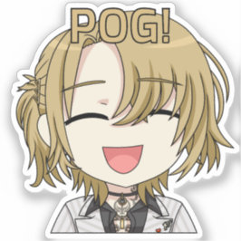 Pog! Chibi Aufkleber - Luca Kaneshiro Fan Art