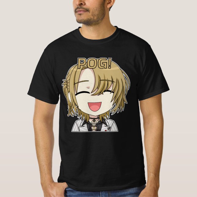 Pog! Chibi T-Shirt - Luca Kaneshiro Fanart (Vorderseite)