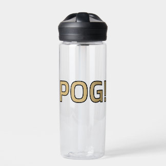 Pog! Text Wasserflasche - Luca Kaneshiro Fanart Trinkflasche