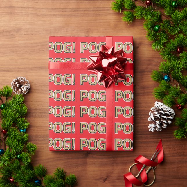 Pog! Text Wrapping Paper - Luca Kaneshiro Fan Art Geschenkpapier (Feiertagsgeschenk)