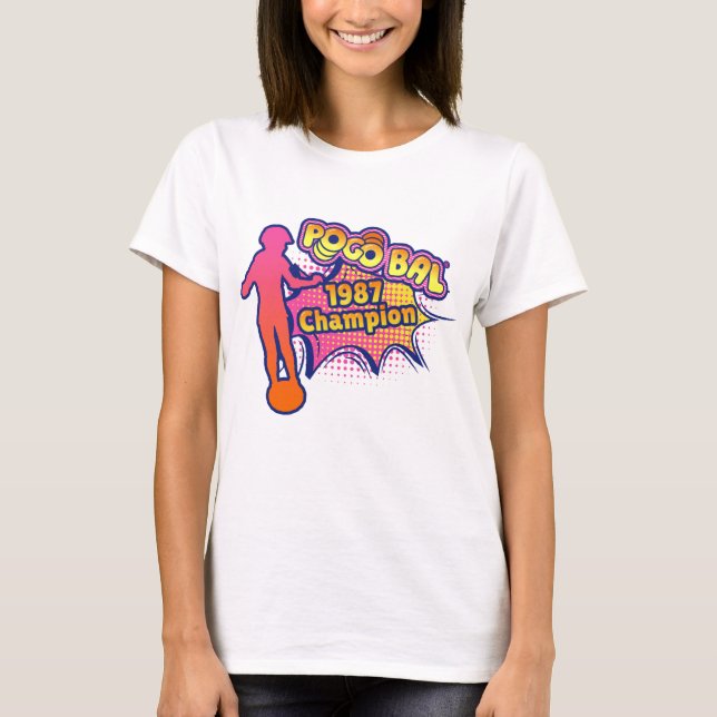 Pogo Bal 'Champion 1987' T-Shirt (Vorderseite)