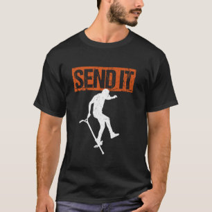 Pogo-Stock-Springen Send It Pogo-Champion Pogo-Hüp T-Shirt