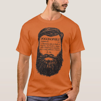 Pogonophile Jemand, den ich Bärte mag T-Shirt