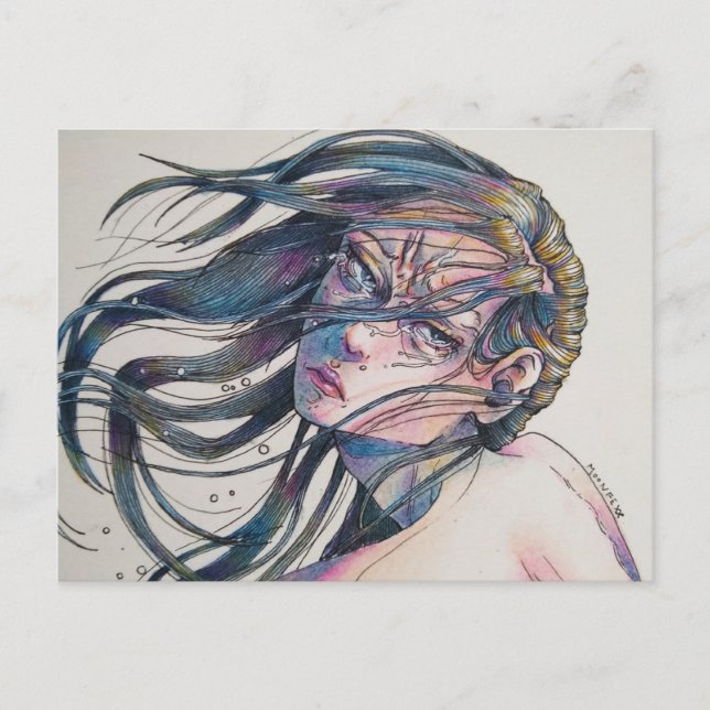 Poignant Art Series 11 de 11 Taille de carte posta (Devant)