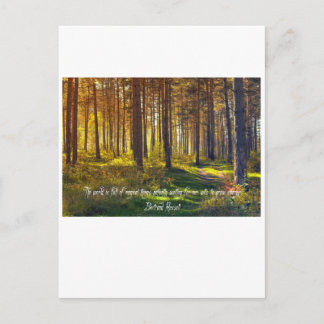 Poignant Betrand Russell Zitat Postkarte