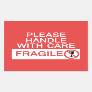 Poignée avec autocollant de soins