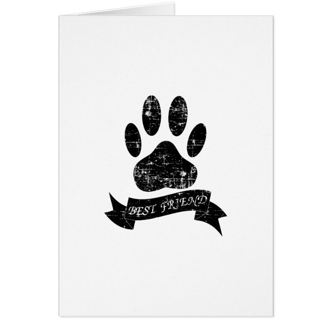 Poignée de chien détendue avec ruban (Devant)