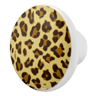 Poignée de Motif Leopard
