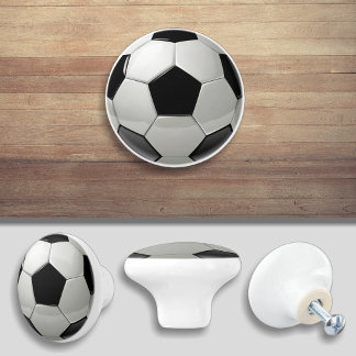 Poignée de porte en forme de ballon de football