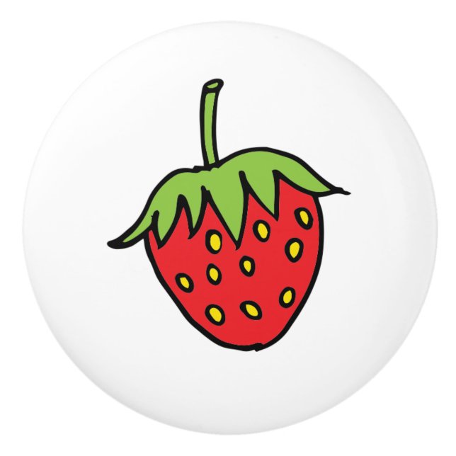 Poignée de porte fraise (Devant)