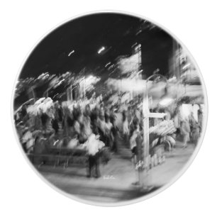 Poignée de porte noir et blanc photo abstraite