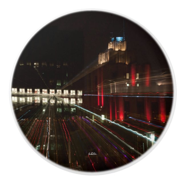 poignée de porte, photo abstraite, building (Devant)