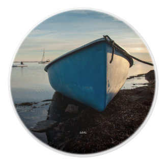 Poignée de porte, photo d'une barque