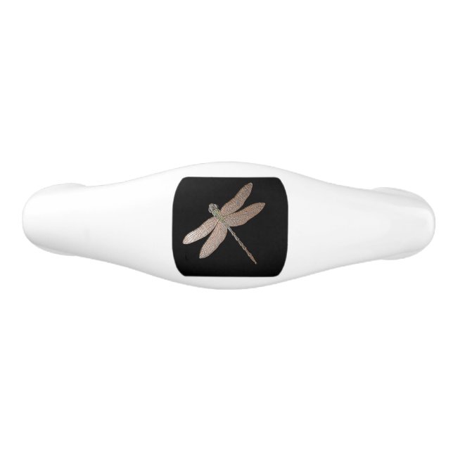 Poignée De Tiroir En Céramique Bronze Dragonfly Ceramic Pull (Devant)