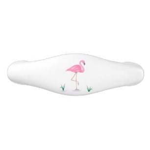 Poignée De Tiroir En Céramique Flamant rose rose