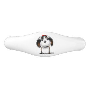 Poignée De Tiroir En Céramique Illustration du chiot Tzu Tzu