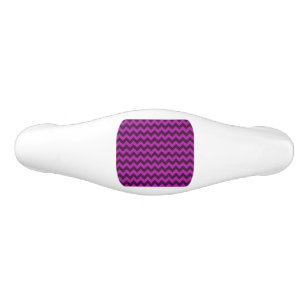 Poignée De Tiroir En Céramique Paillettes Zig Zag Violet