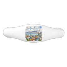 Reykjavik Islande souvenir aquarelle