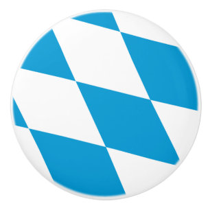 Poignée en céramique avec drapeau de Bavière