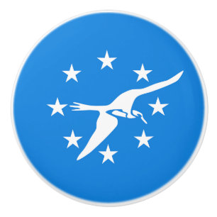 Poignée en céramique avec drapeau de Corpus Christ