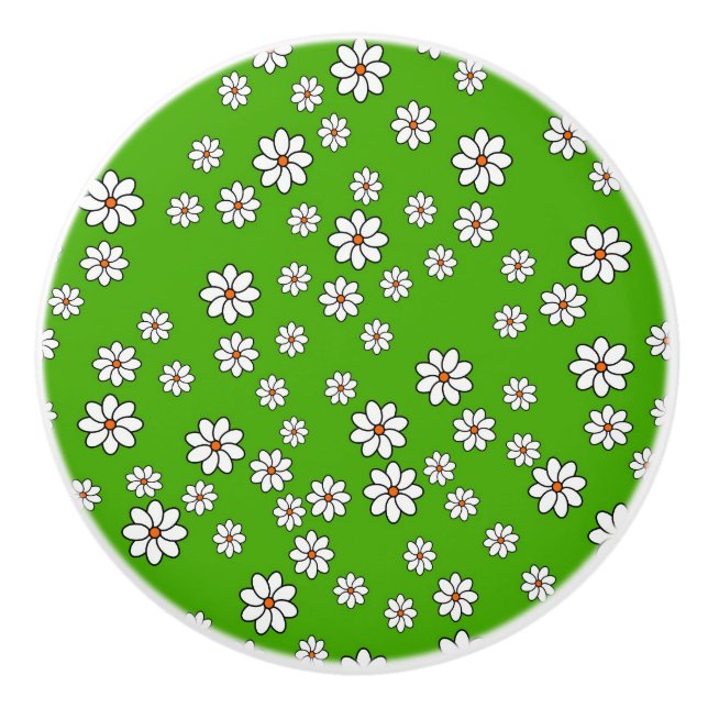 Poignée en céramique Daisy (Devant)