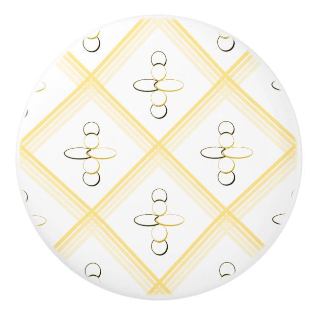 Poignée en céramique rétro (Devant)