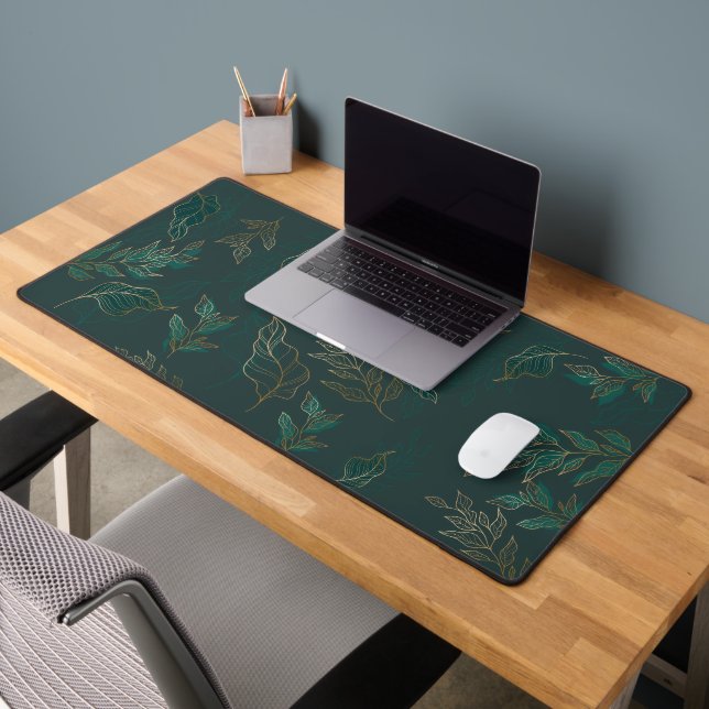 Poignée Linéaire Gravée Fleur de bureau Mat (Bureau 2)