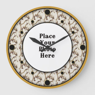 Poignées de Bowling Cadres Votre horloge murale ph