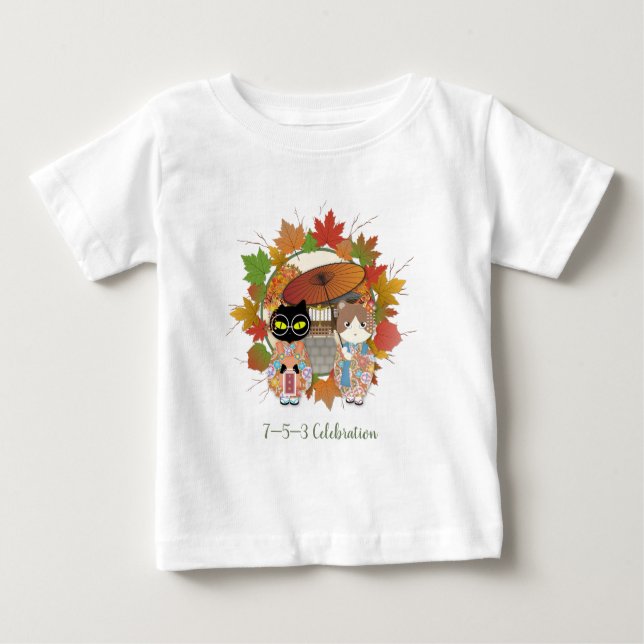 Poilunas 7-5-3 Feier Baby T-shirt (Vorderseite)