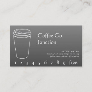 Poinçon de boissons de café/carte de fidélité