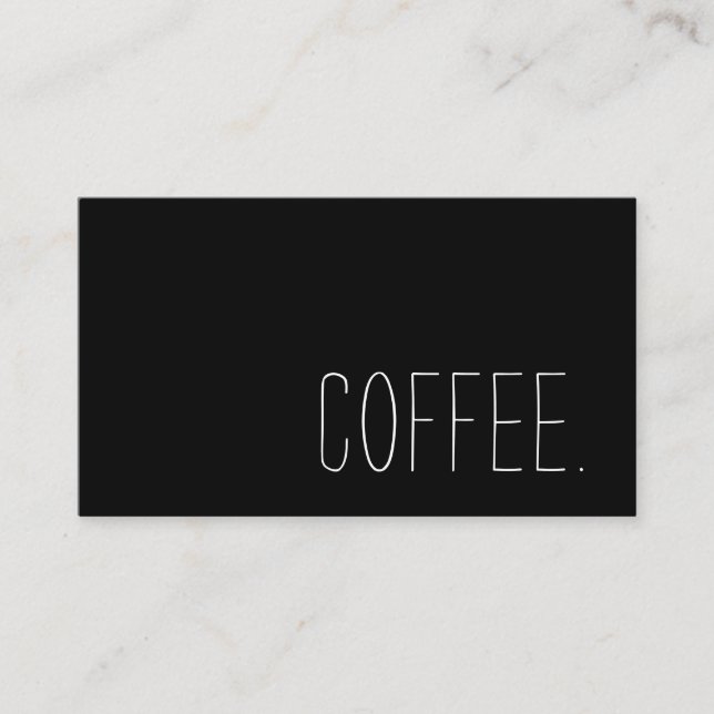 Poinçon simple de fidélité de café-restaurant (Devant)