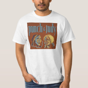 Poinçon vintage et T-shirt de conception de Judy
