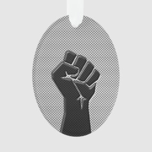 Poing de solidarité moderne en fibre de carbone