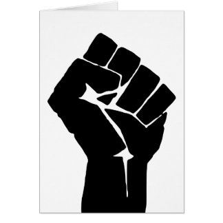Poing Noir Levé - Résistance Protestation