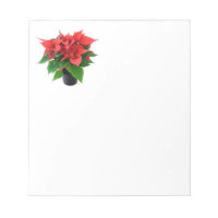 Poinsetta Notepad