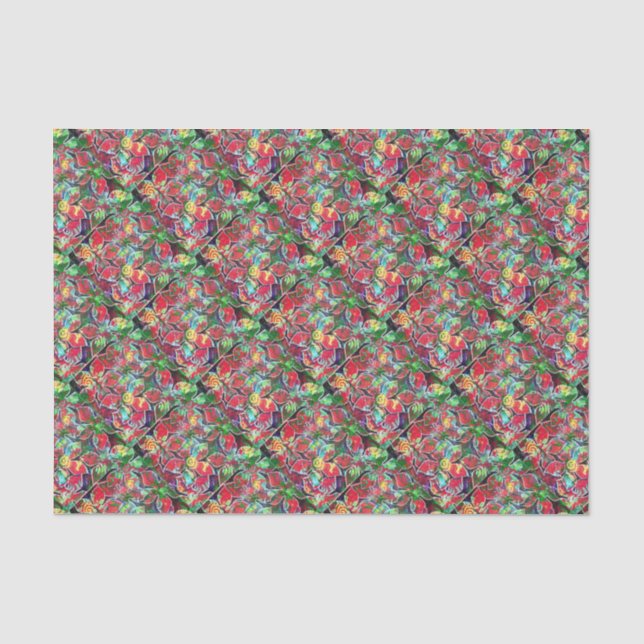 poinsetta Papier (Vorderseite)