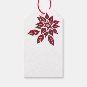 Poinsettia-1 Geschenkanhänger