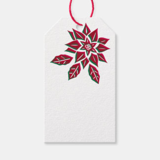 Poinsettia-1 Geschenkanhänger