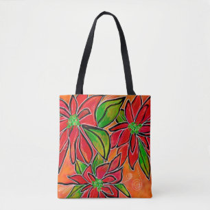 Poinsettia 2018 Tote Bag Medium Tasche