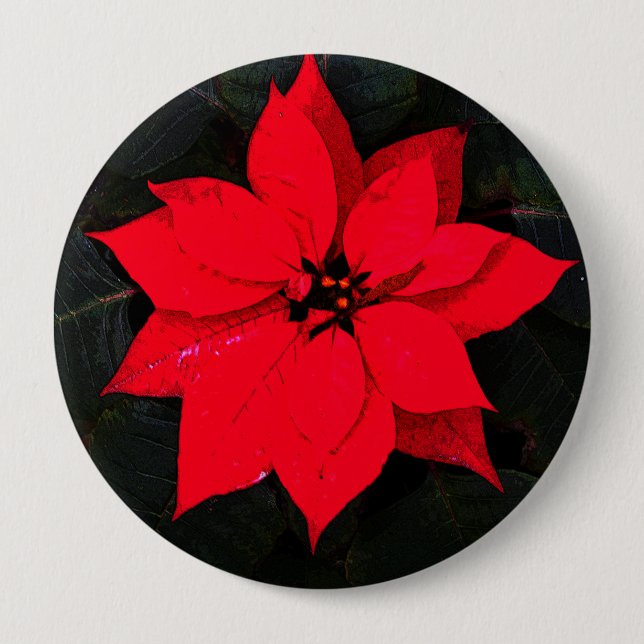 Poinsettia 6078 button (Vorderseite)