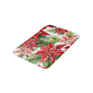 Poinsettia-Blume Badematte